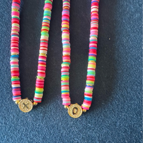 Wear BRACHA Colorful Beaded Initial Necklace- sold separately- this one is “X🩷 - Picture 14 of 14